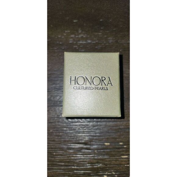 Honora Dark Gray cultured pearl earrings - Picture 2 of 3